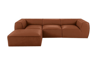 Fred Large Left Chaise in Dante Hazel