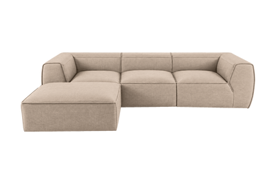 Fred Large Left Chaise in Roni Pine Nut