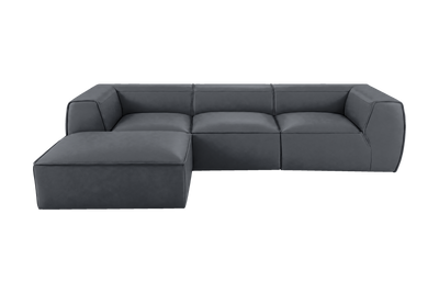 Fred Large Left Chaise in Dante Shark
