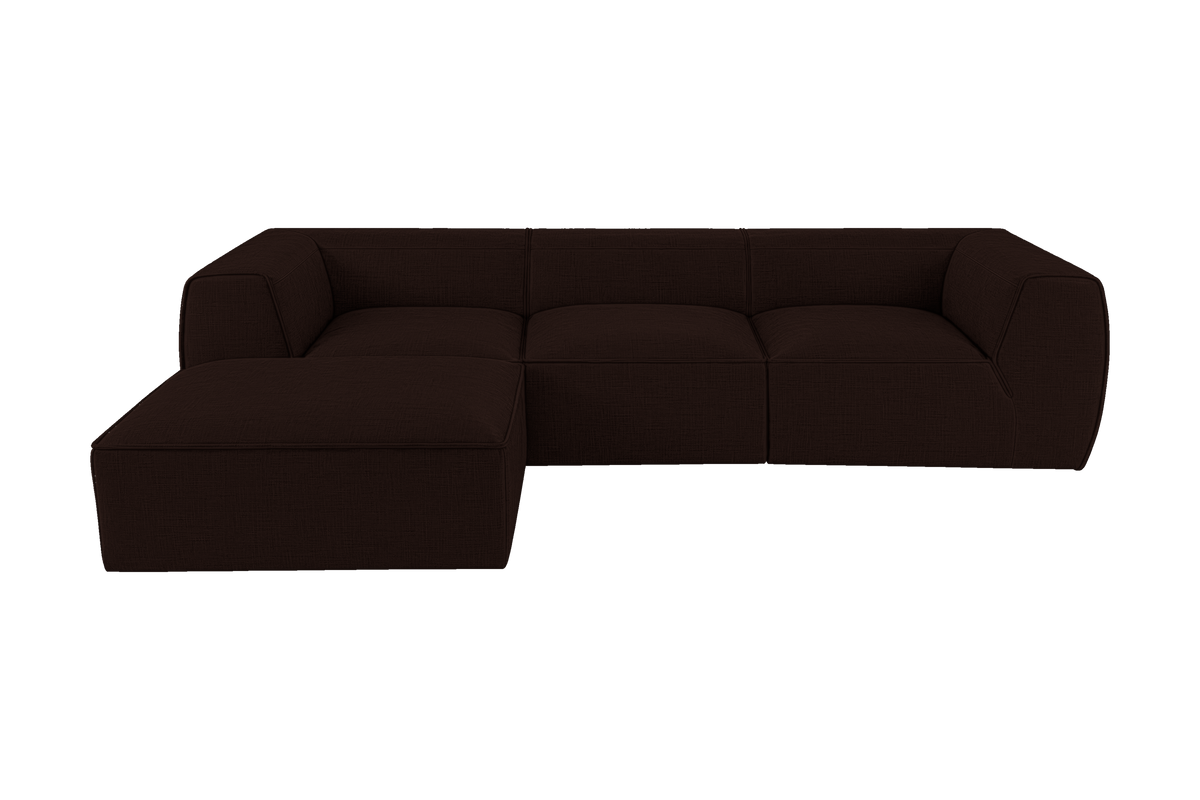 Fred Large Left Chaise in Mosquito Terra