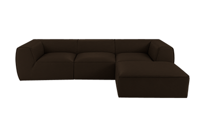 Fred Large Right Chaise in Marfa Charcoal