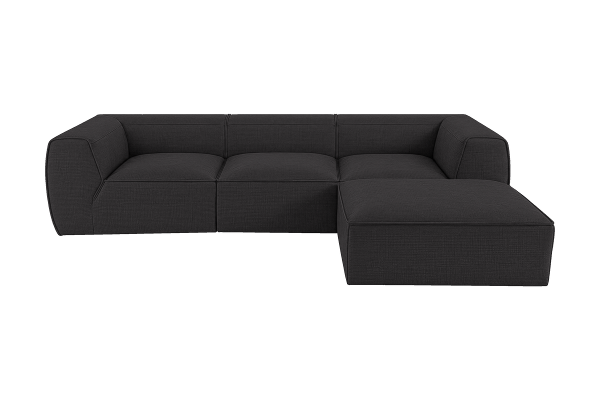 Fred Large Right Chaise in Roni Ember