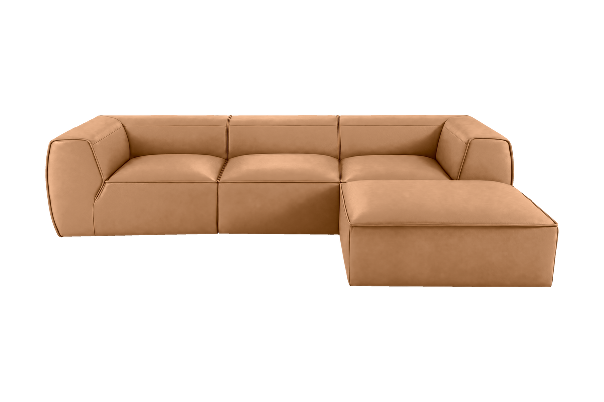 Fred Large Right Chaise in Dante Les Yeux