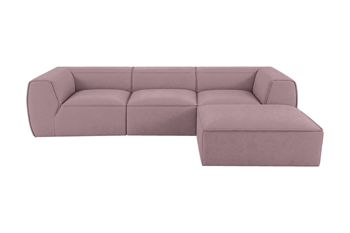 Fred Large Right Chaise in Fresco Saint-Tropez
