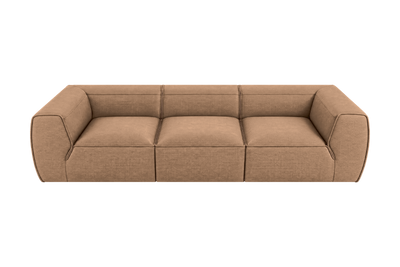 Fred Large Sofa in Roni Biscotti
