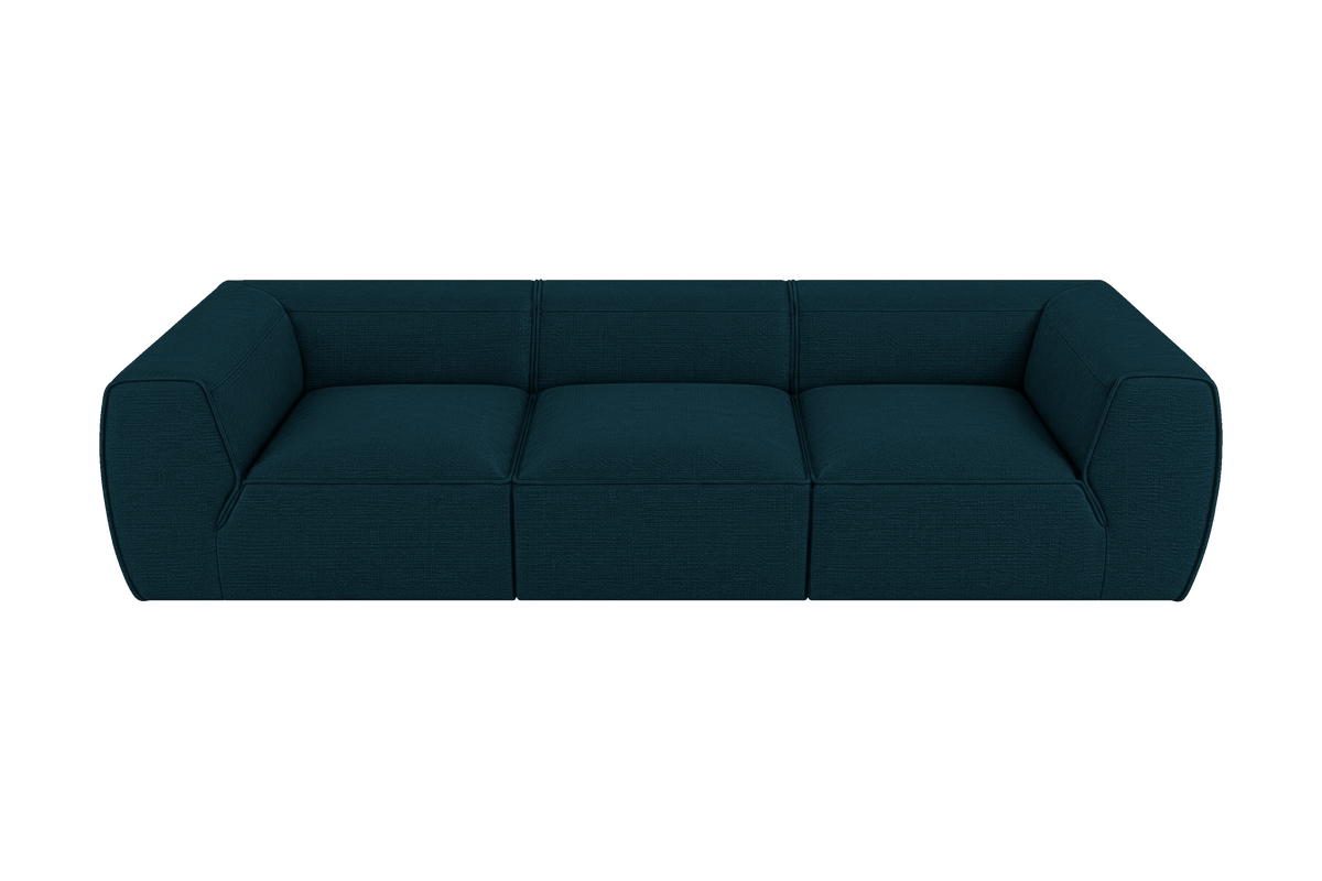 Fred Large Sofa in Roni Deep Lake