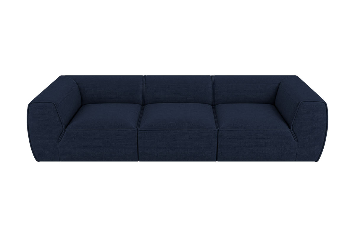 Fred Large Sofa in Roni Ember Blue