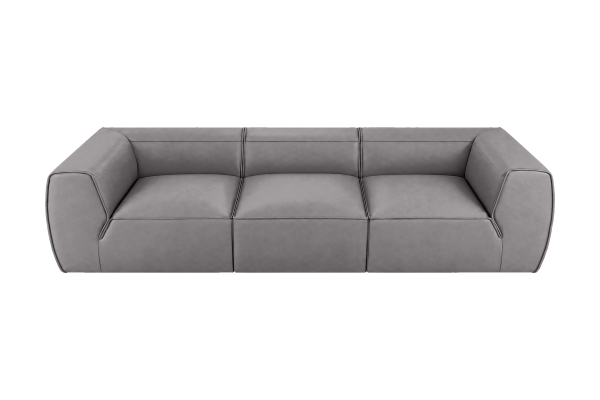 Fred Large Sofa in Dante Meteor