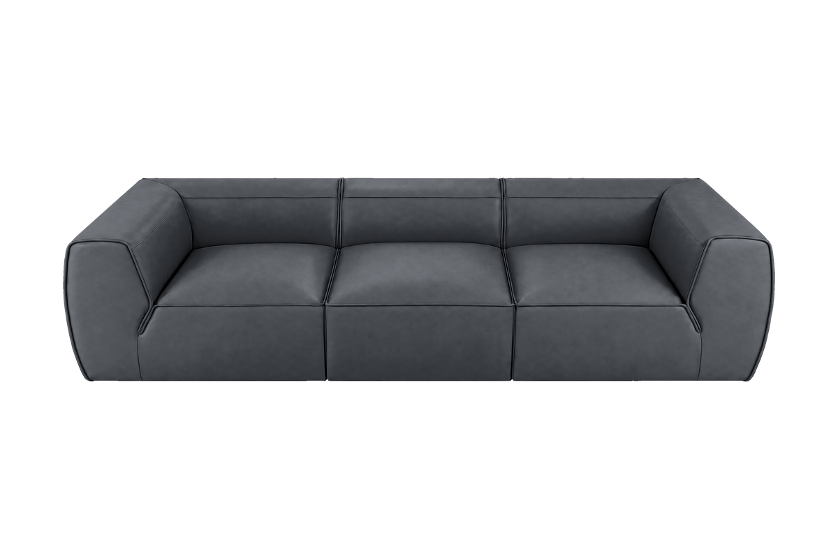 Fred Large Sofa in Dante Shark
