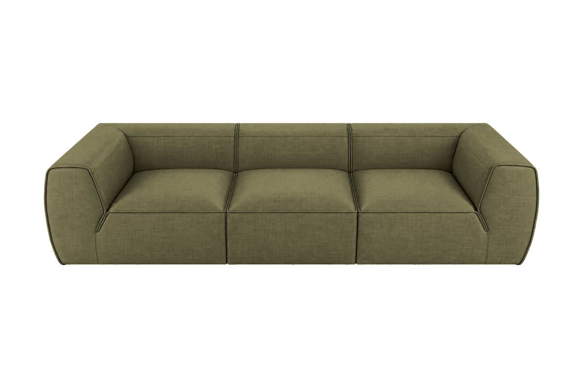 Fred Large Sofa in Mosquito Sycamore