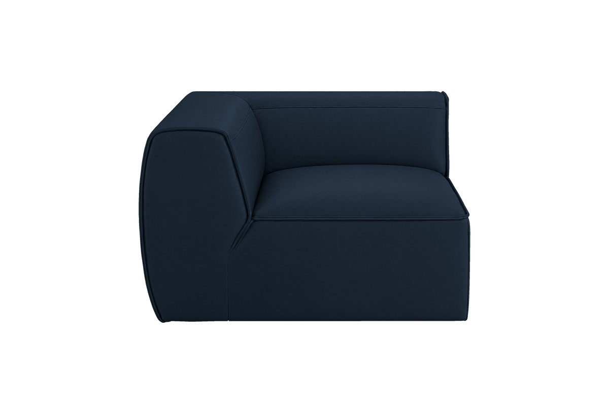 Fred Chair One Arm Left in Dante Aqua
