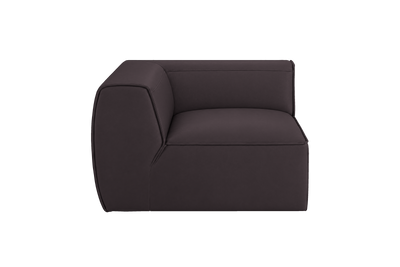 Fred Chair One Arm Left in Dante Charcoal