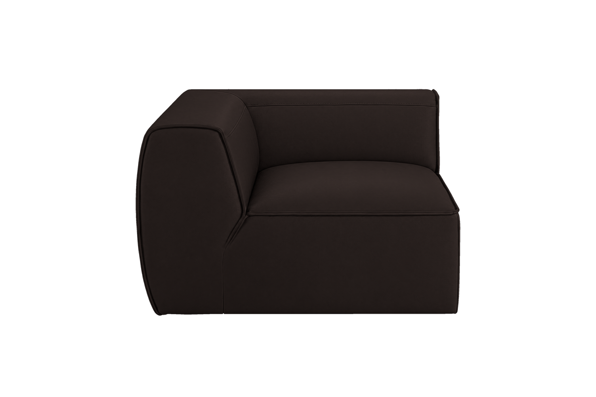 Fred Chair One Arm Left in Dante Ebony