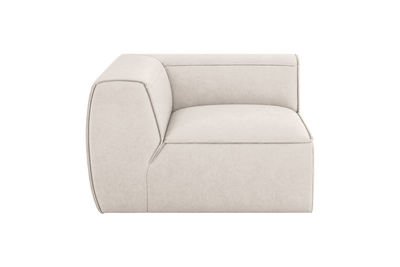Fred Chair One Arm Left in Fresco Milky