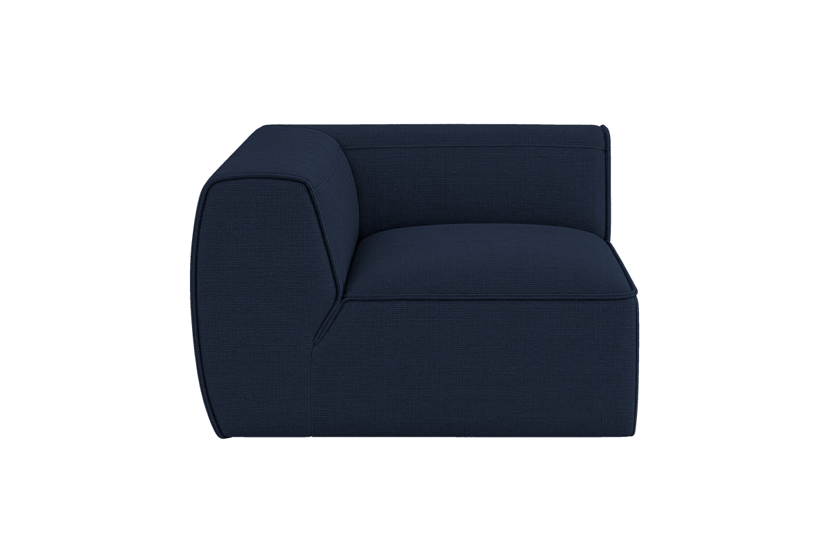 Fred Chair One Arm Left in Roni Ember Blue