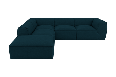 Fred Left Bumper Sectional in Roni Deep Lake