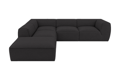 Fred Left Bumper Sectional in Roni Ember