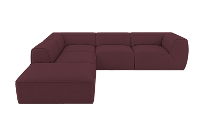 Fred Left Bumper Sectional in Fresco Figaro