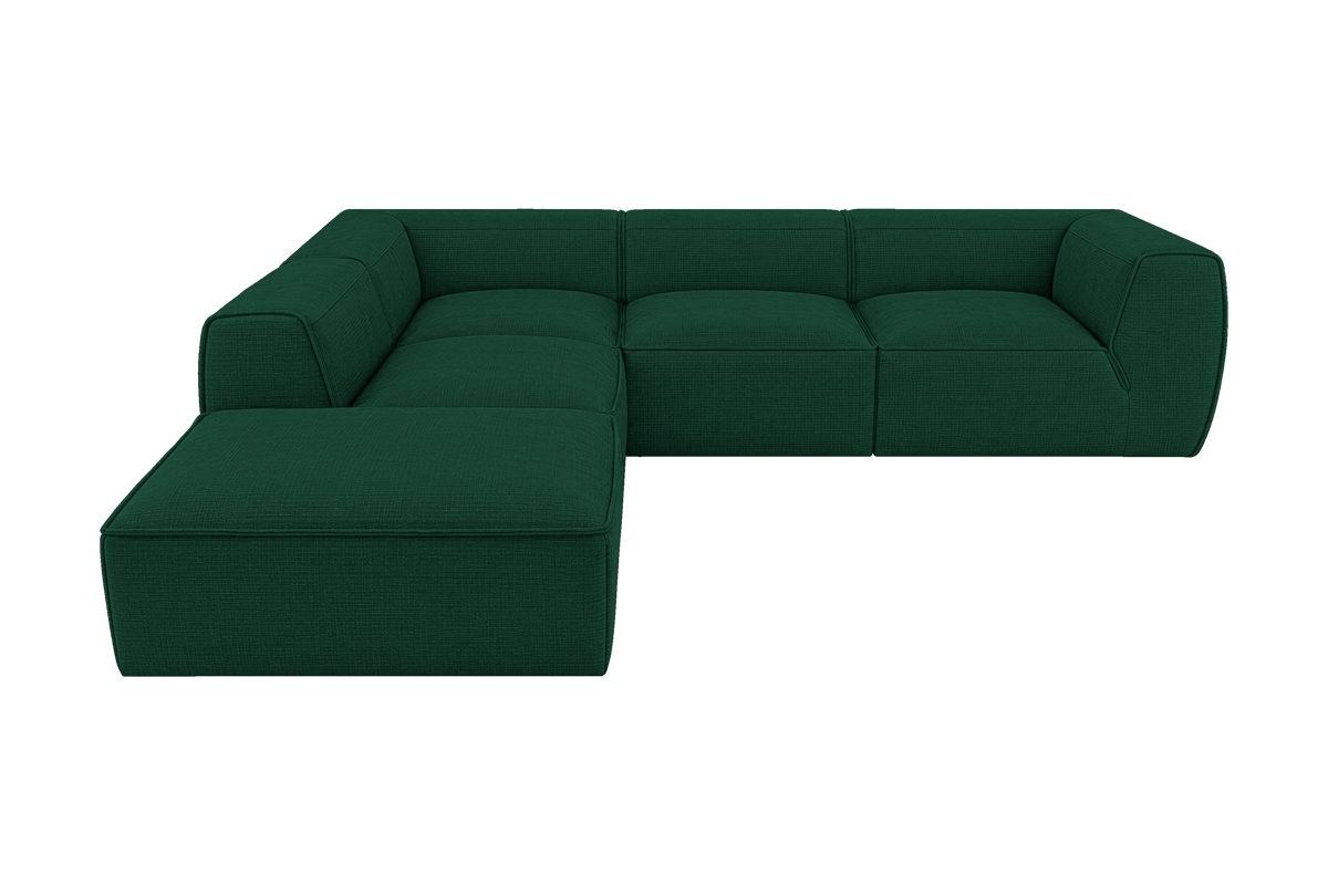 Fred Left Bumper Sectional in Roni Frog