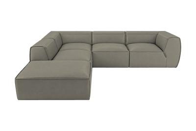 Fred Left Bumper Sectional in Felix Glace