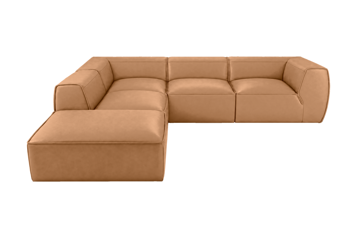 Fred Left Bumper Sectional in Dante Les Yeux