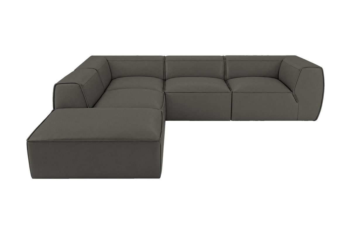 Fred Left Bumper Sectional in Felix Lola