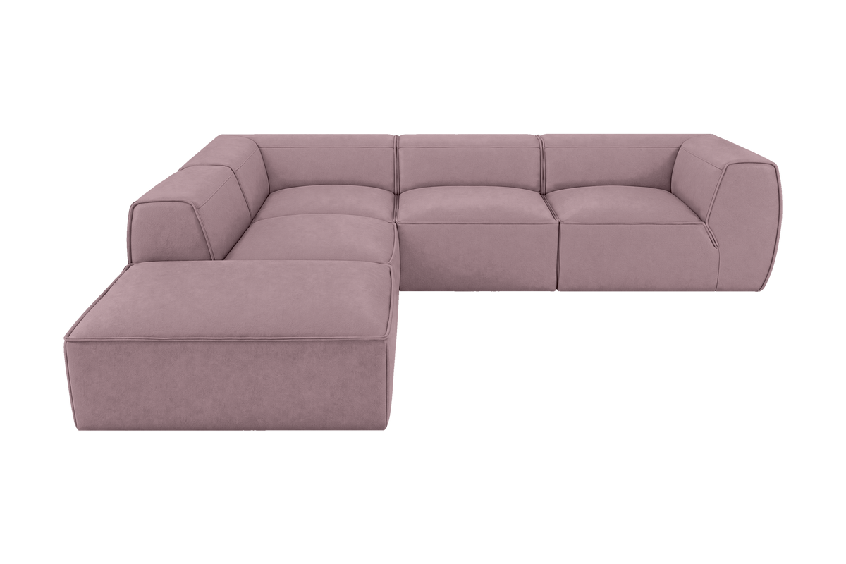 Fred Left Bumper Sectional in Fresco Saint-Tropez