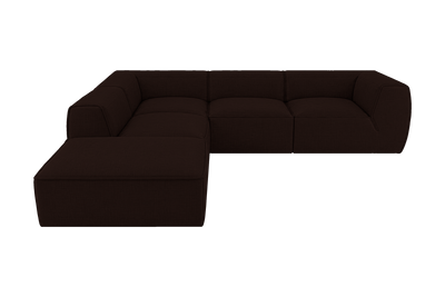 Fred Left Bumper Sectional in Mosquito Terra
