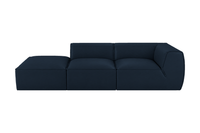 Fred Left Chaise Sofa in Dante Aqua