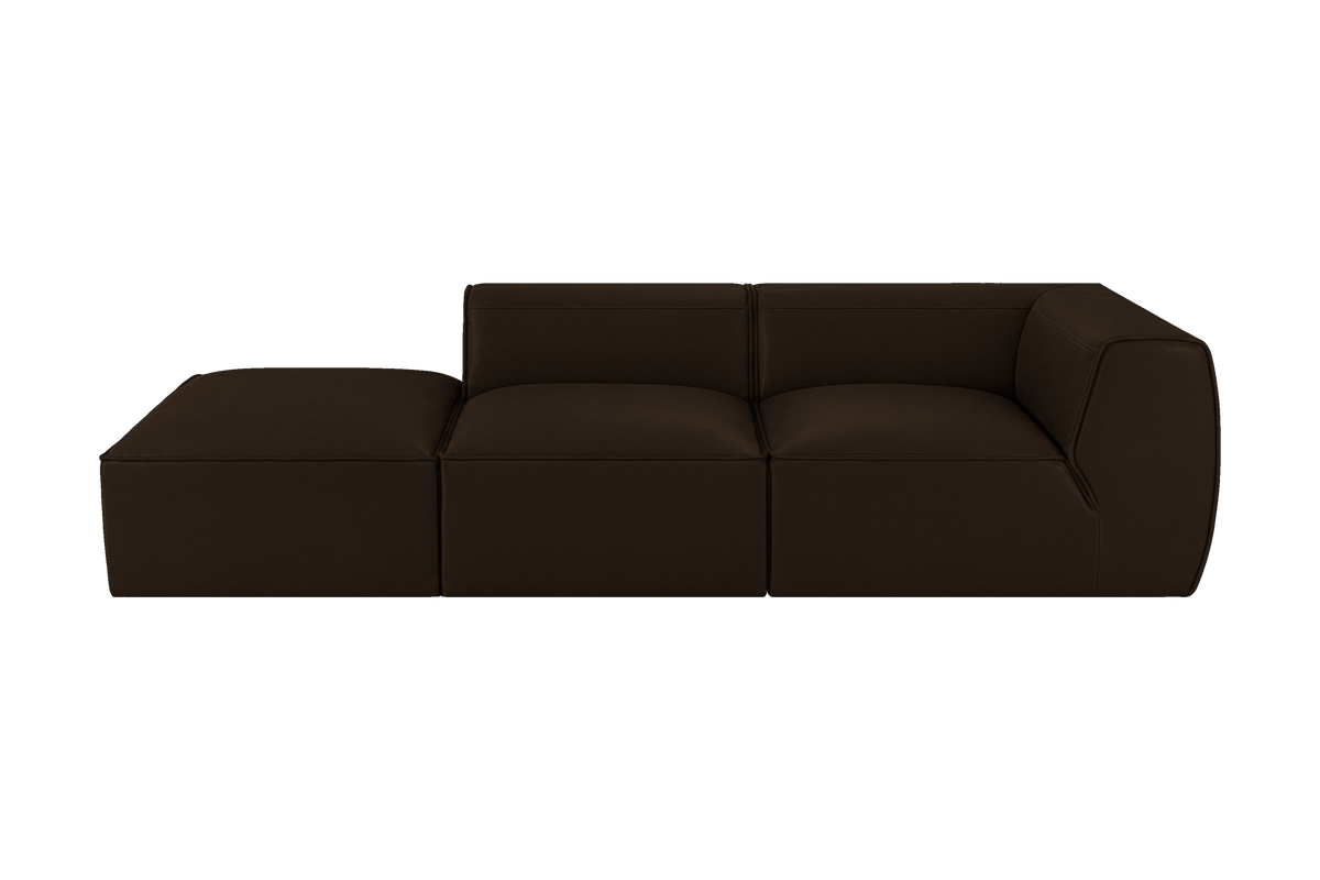 Fred Left Chaise Sofa in Marfa Charcoal