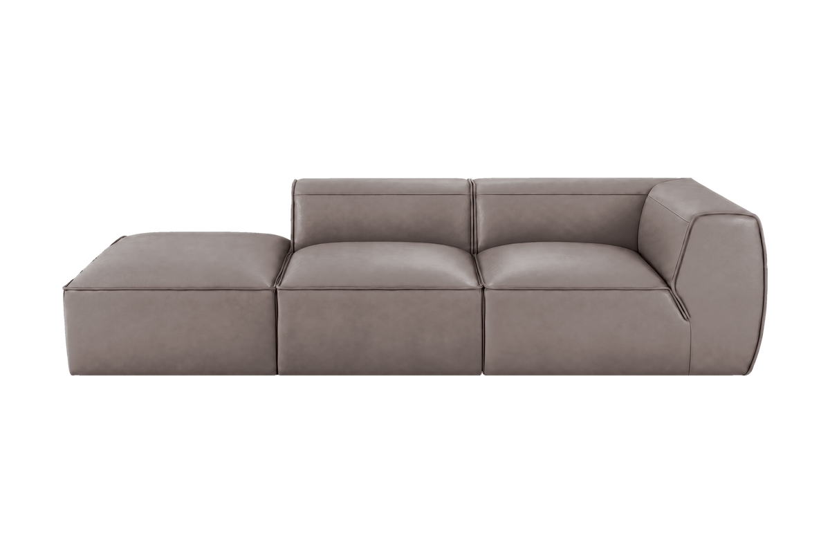 Fred Left Chaise Sofa in Dante Cos