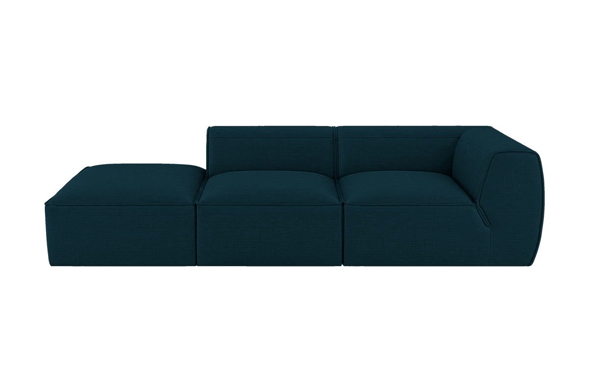 Fred Left Chaise Sofa in Roni Deep Lake