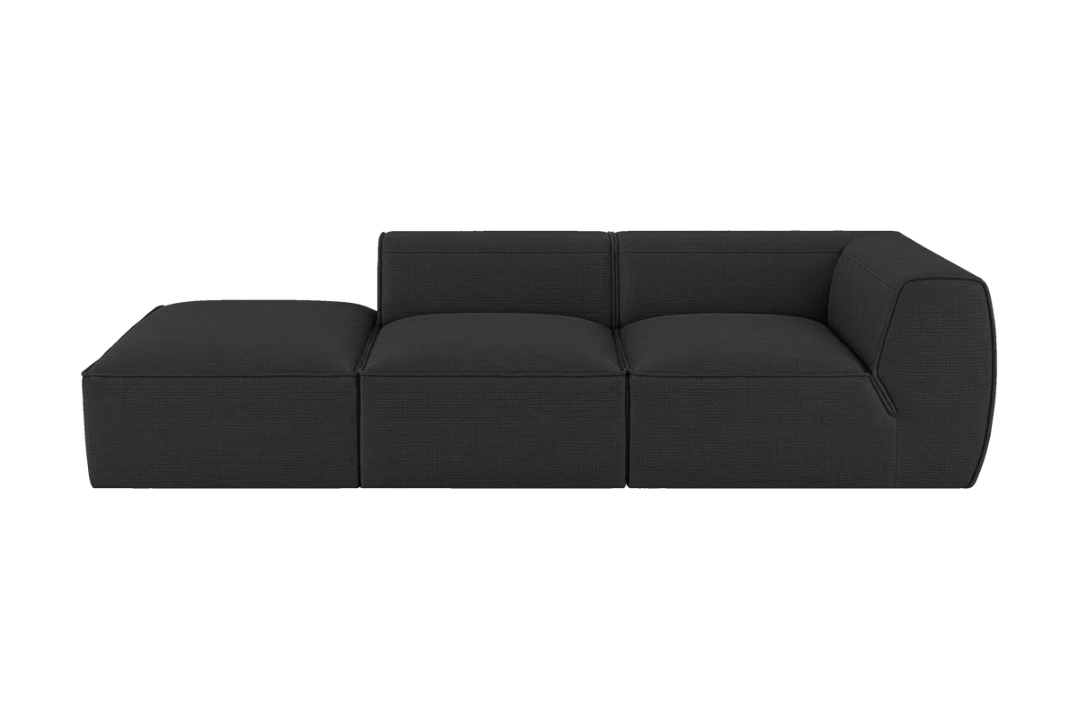 Fred Left Chaise Sofa in Roni Ember