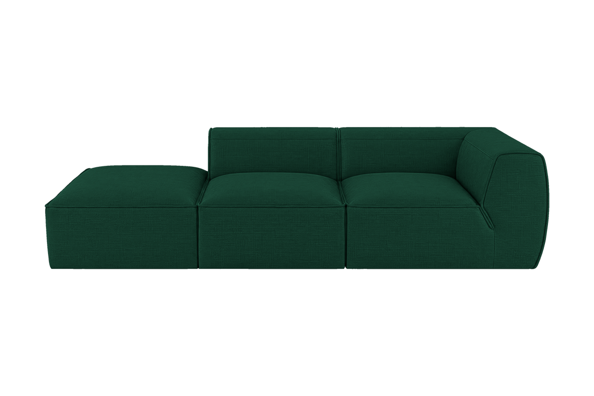 Fred Left Chaise Sofa in Roni Frog