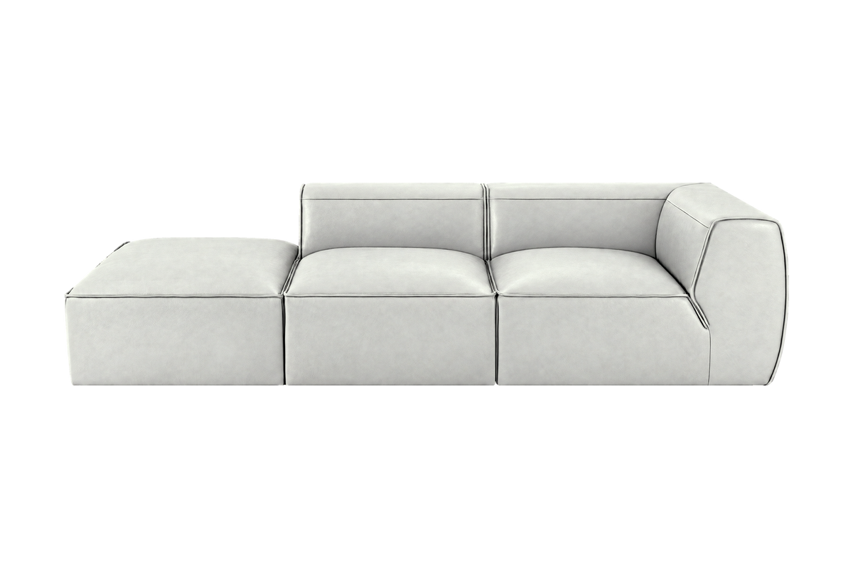 Fred Left Chaise Sofa in Felix Milky
