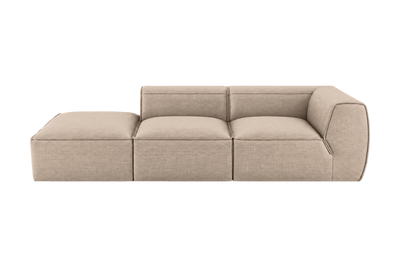 Fred Left Chaise Sofa in Roni Pine Nut