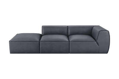 Fred Left Chaise Sofa in Dante Shark