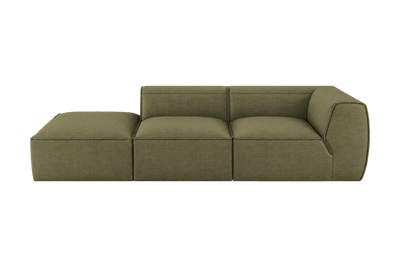 Fred Left Chaise Sofa in Mosquito Sycamore