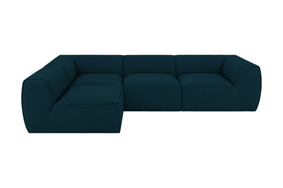 Fred Left Open Sectional in Roni Deep Lake