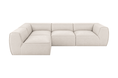 Fred Left Open Sectional in Fresco Milky