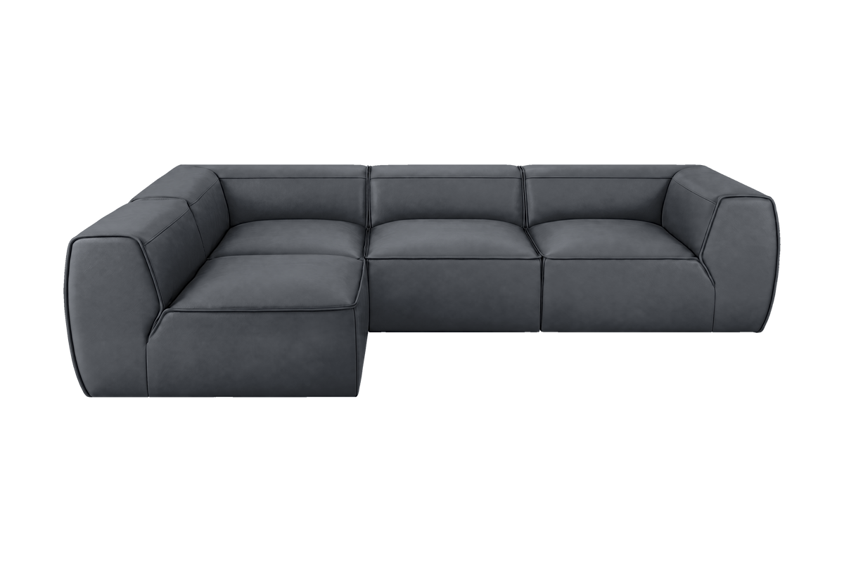 Fred Left Open Sectional in Dante Shark