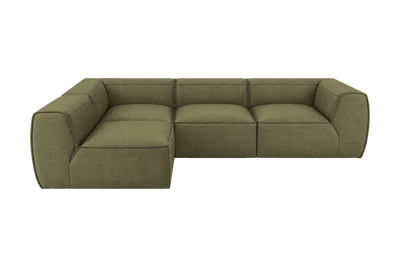 Fred Left Open Sectional in Mosquito Sycamore
