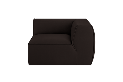 Fred Chair One Arm Right in Dante Ebony