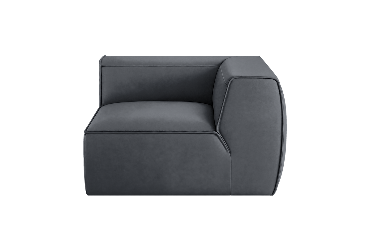 Fred Chair One Arm Right in Dante Shark