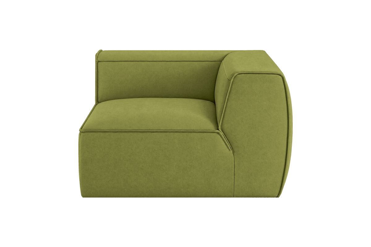 Fred Chair One Arm Right in Fresco Key Lime