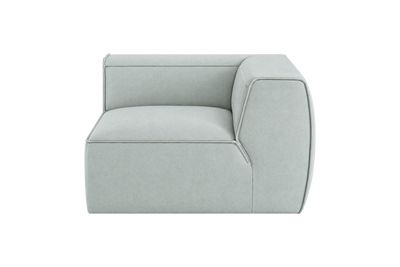 Fred Chair One Arm Right in Fresco Meteor