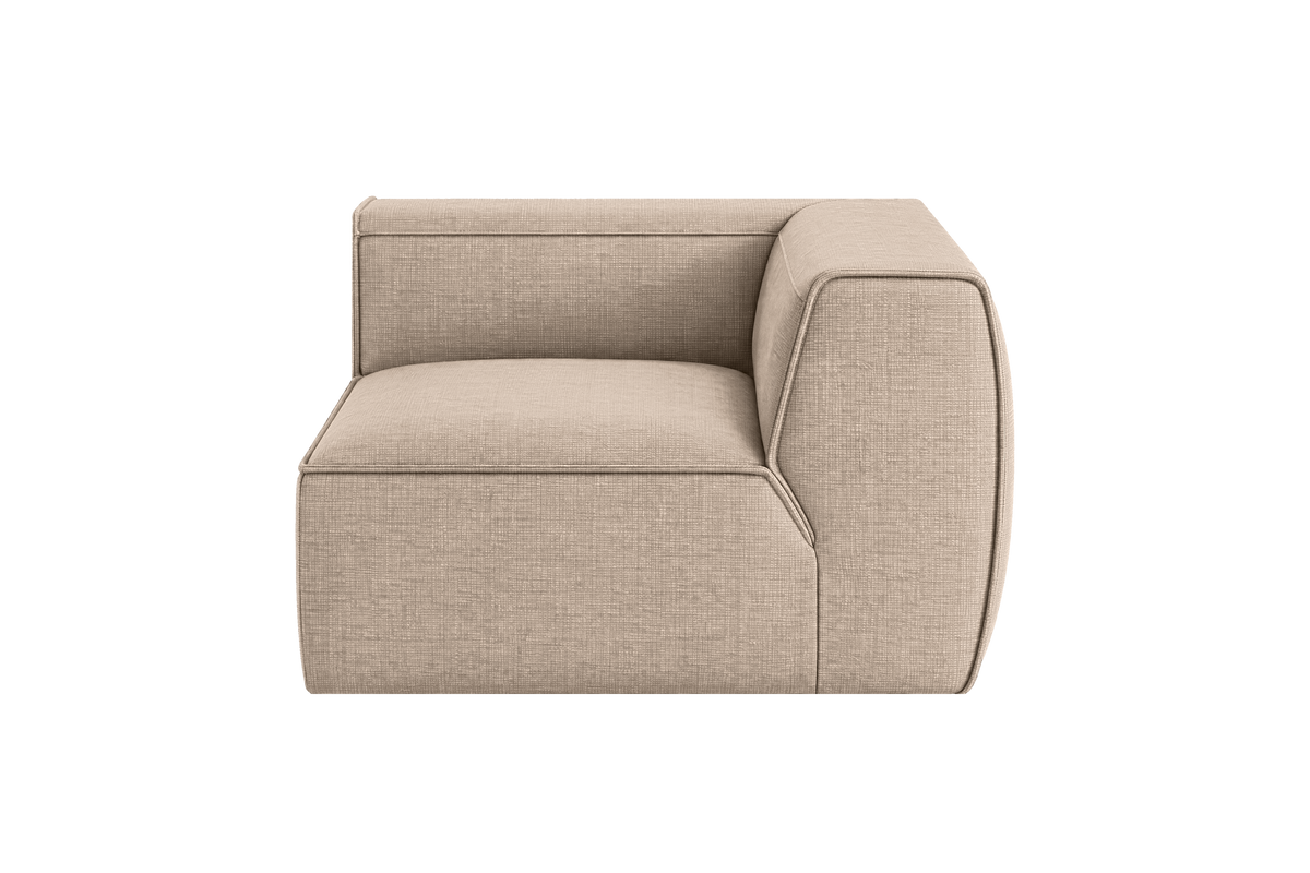 Fred Chair One Arm Right in Roni Pine Nut