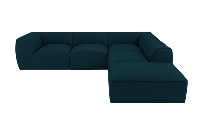 Fred Right Bumper Sectional in Roni Deep Lake