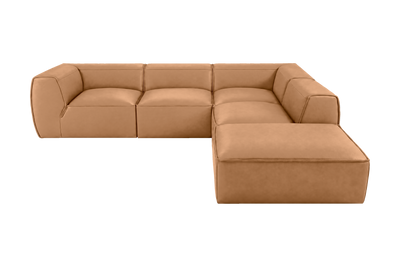 Fred Right Bumper Sectional in Dante Les Yeux
