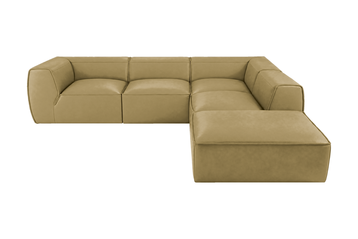 Fred Right Bumper Sectional in Marfa Olivia